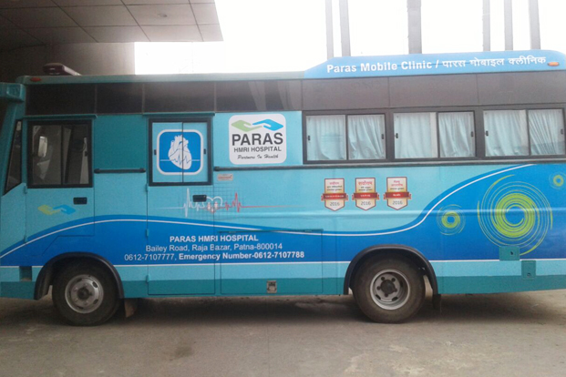 Specialized Medical Bus launched by Paras Patna 