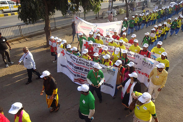 PARAS HMRI Hospital Carried Out a March with Children on World Kidney Day