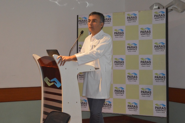 More than 100 Gurgaon residents come to attend Coffee with Gastroenterologist session with Dr Rajnish Monga at Paras Hospitals, Gurgaon – Discuss about Fatty Liver