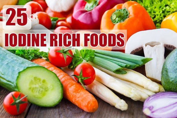 What fruits and hot sale vegetables have iodine