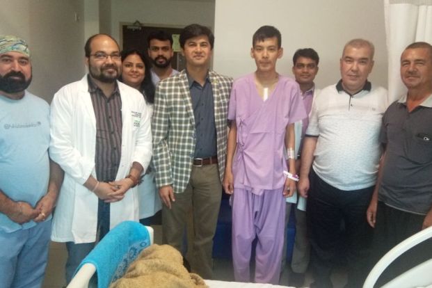 A Case Study of Turkmenistan boy with complaint of Heart Failure- Left Ventricular Ejection Fraction (LVEF)- Paras Hospitals, Gurgaon