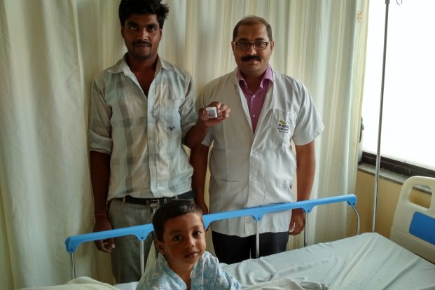 Paras Global Hospital Darbhanga provided relief to three year-old child suffering from Hemorrhoids