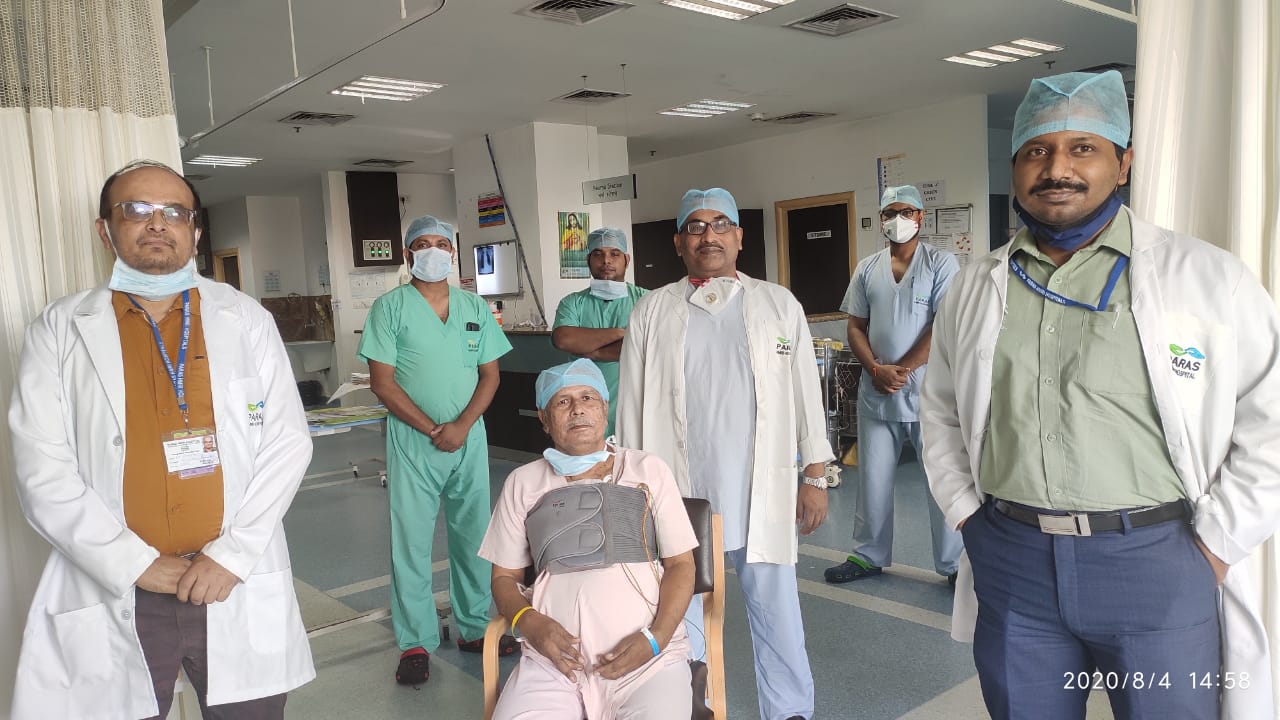 बिहार में पहली बार पारस अस्पताल में मरीज को बिना बेहोश किये हुई हार्ट की बाइपास सर्जरी